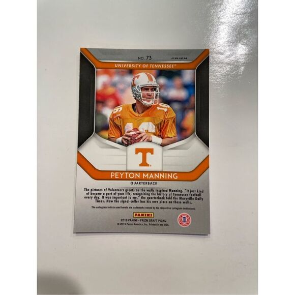 Peyton manning 2019 prizm refractor #73 mint - Picture 4 of 4